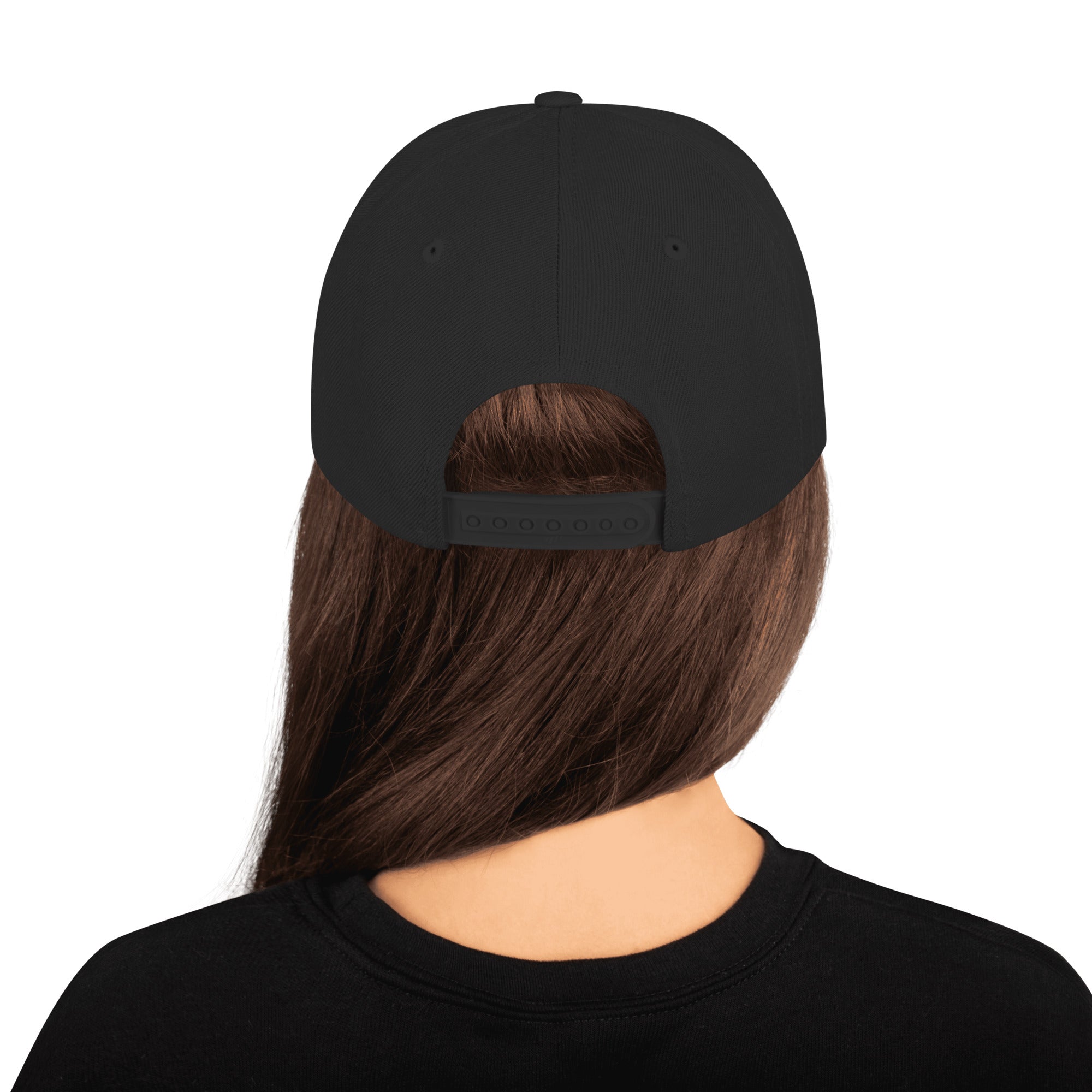 Adjustable snapback closure – Proof Over Hype cap by TheCapTribe, one size fits most