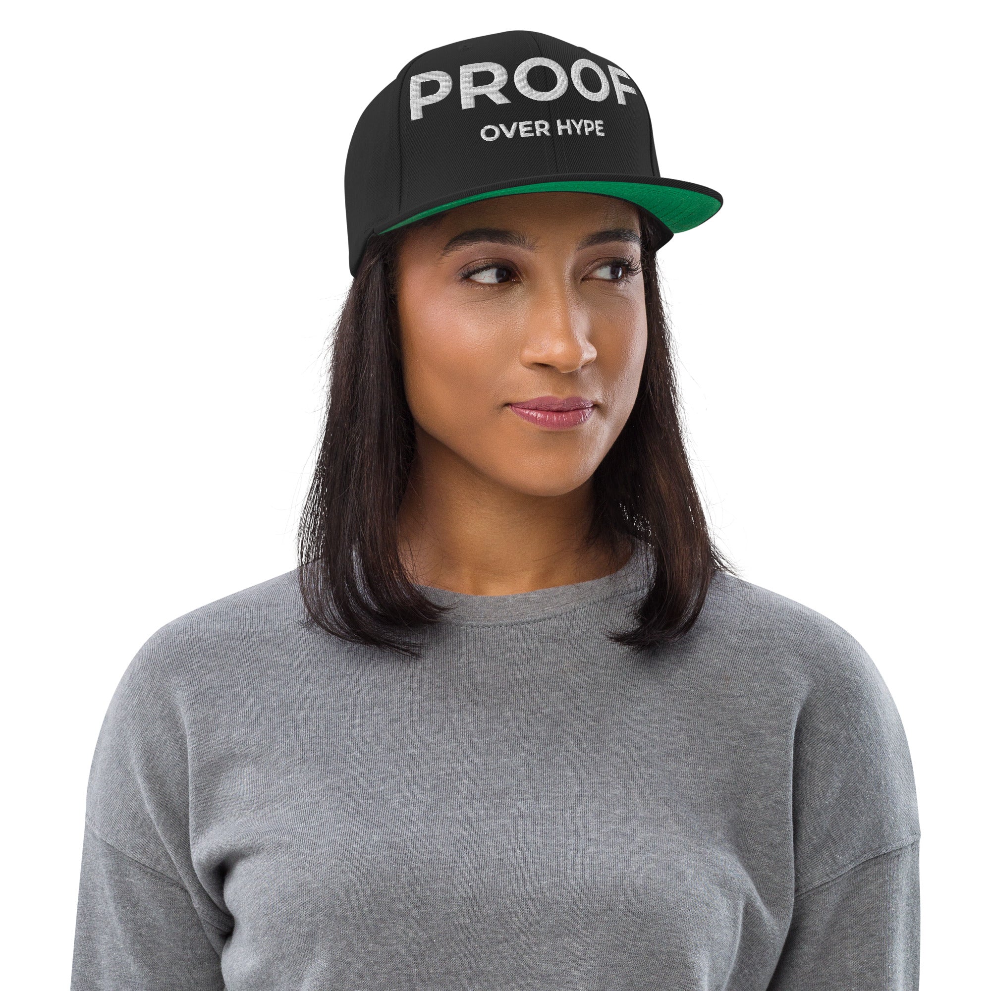 Streetwear outfit featuring TheCapTribe Proof Over Hype snapback – urban style black cap